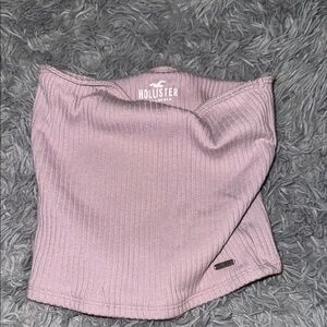 Hollister Ribbed Tube Top in Soft Purple
